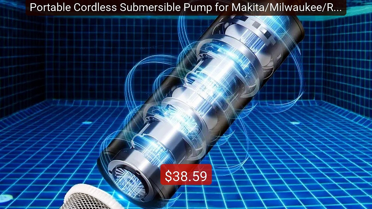 Portable Cordless Submersible Pump for Makita/Milwaukee/Ryobi ... -- Hot Deal 2026 | Limited Offer!