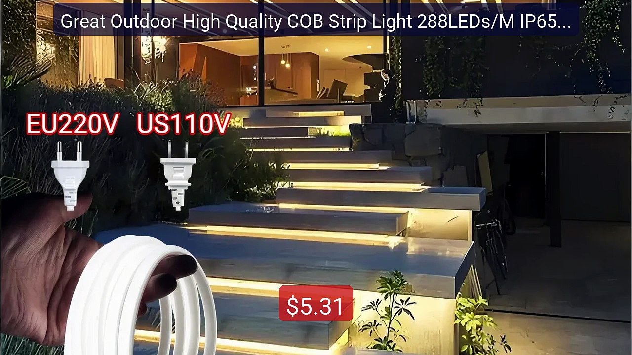 Great Outdoor High Quality COB Strip Light 288LEDs/M IP65 W... -- Top Pick 2026 | Unbeatable Price!