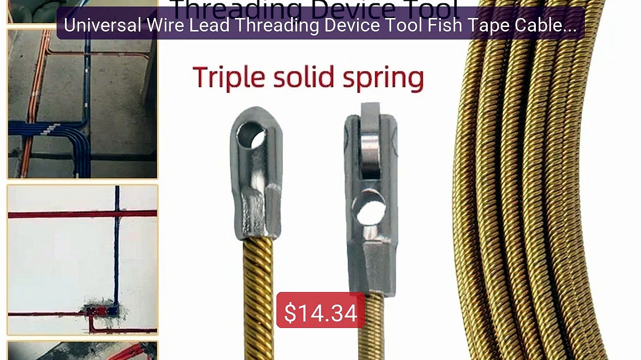 Universal Wire Lead Threading Device Tool Fish Tape Cable Pul... -- Amazing Value 2026 | Must Have!
