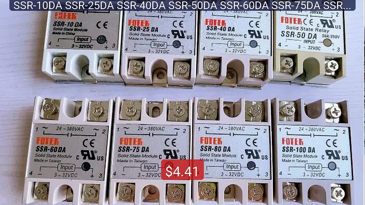SSR-10DA SSR-25DA SSR-40DA SSR-50DA SSR-60DA SSR-75DA SSR-100... -- Amazing Value 2026 | Must Have!