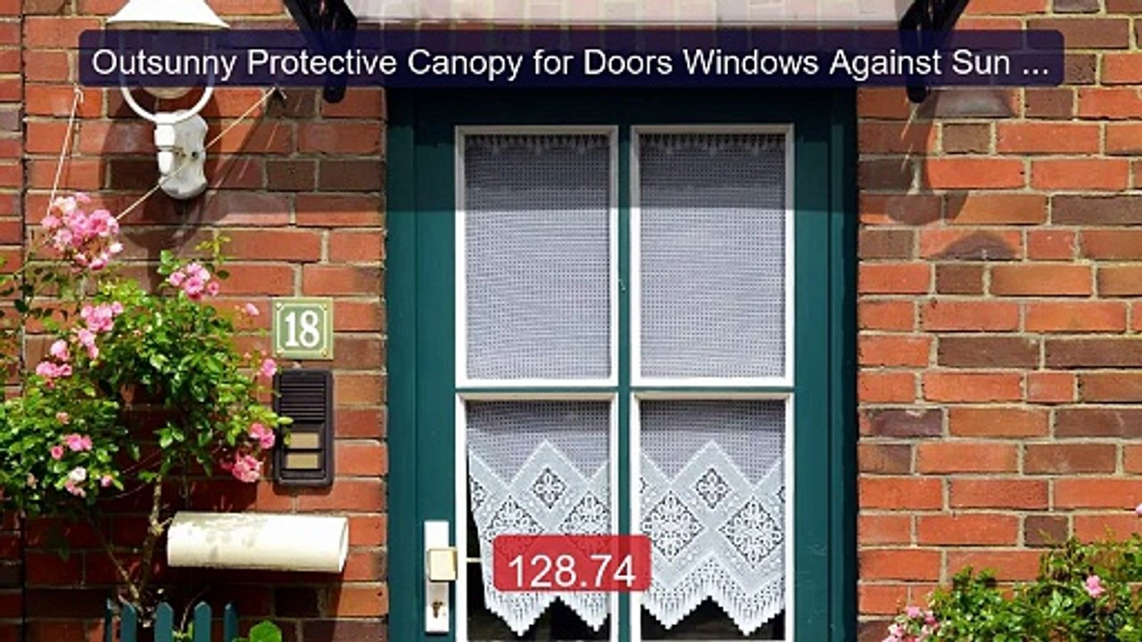 Outsunny Protective Canopy for Doors Windows Against Sun and Rain -- Best Deal 2026 | Shop Now!