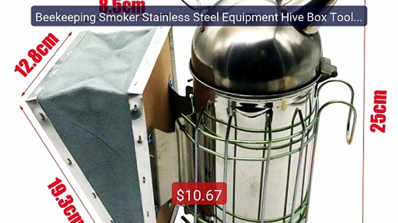 Beekeeping Smoker Stainless Steel Equipment Hive Box Tool Supplies ... -- Top Rated 2026 | Buy Now!