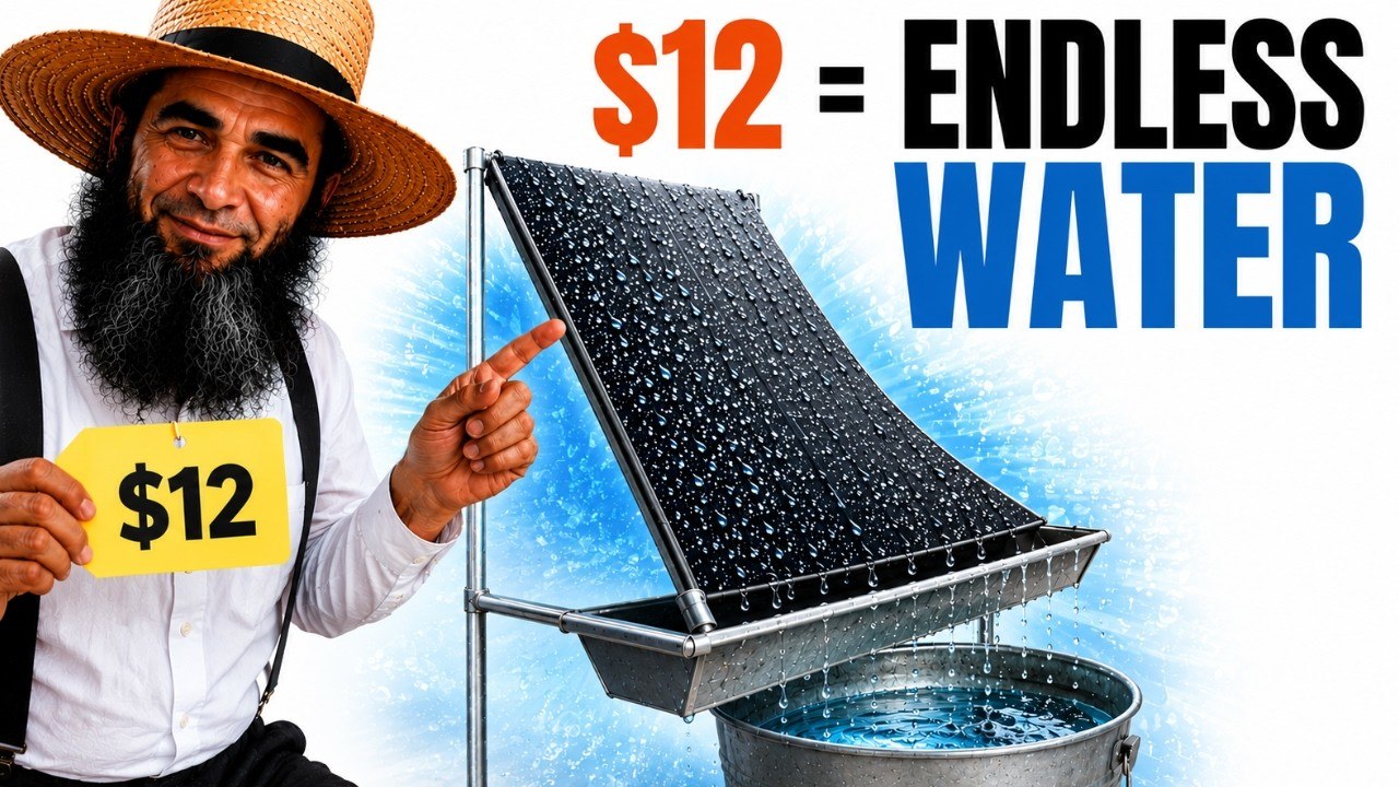 Harvest Water From Air With This Genius $12 Setup