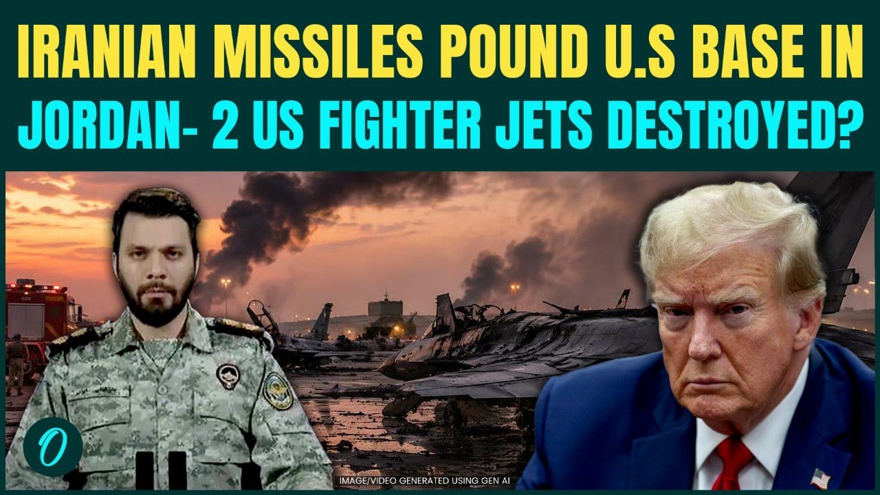 2 U.S Fighter Jets, 100+ Aircraft DESTROYED By Iran at Jordan Base? IRGC’s CHILLING Attack VIDEO