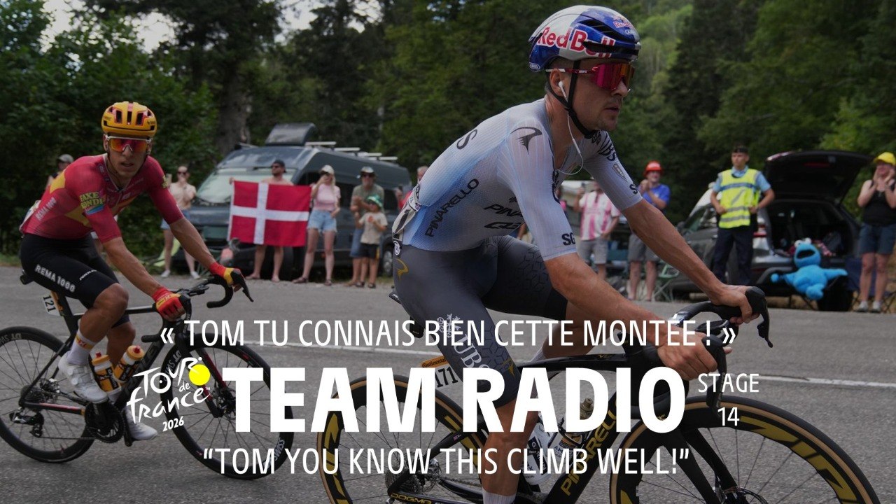 "Tom you know this climb well" - Stage 14