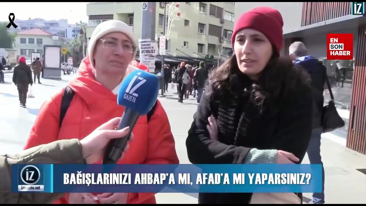 Deprem sonrası İzmir'de yapılan röportaj gündemde: AFAD mı Ahbap mı?