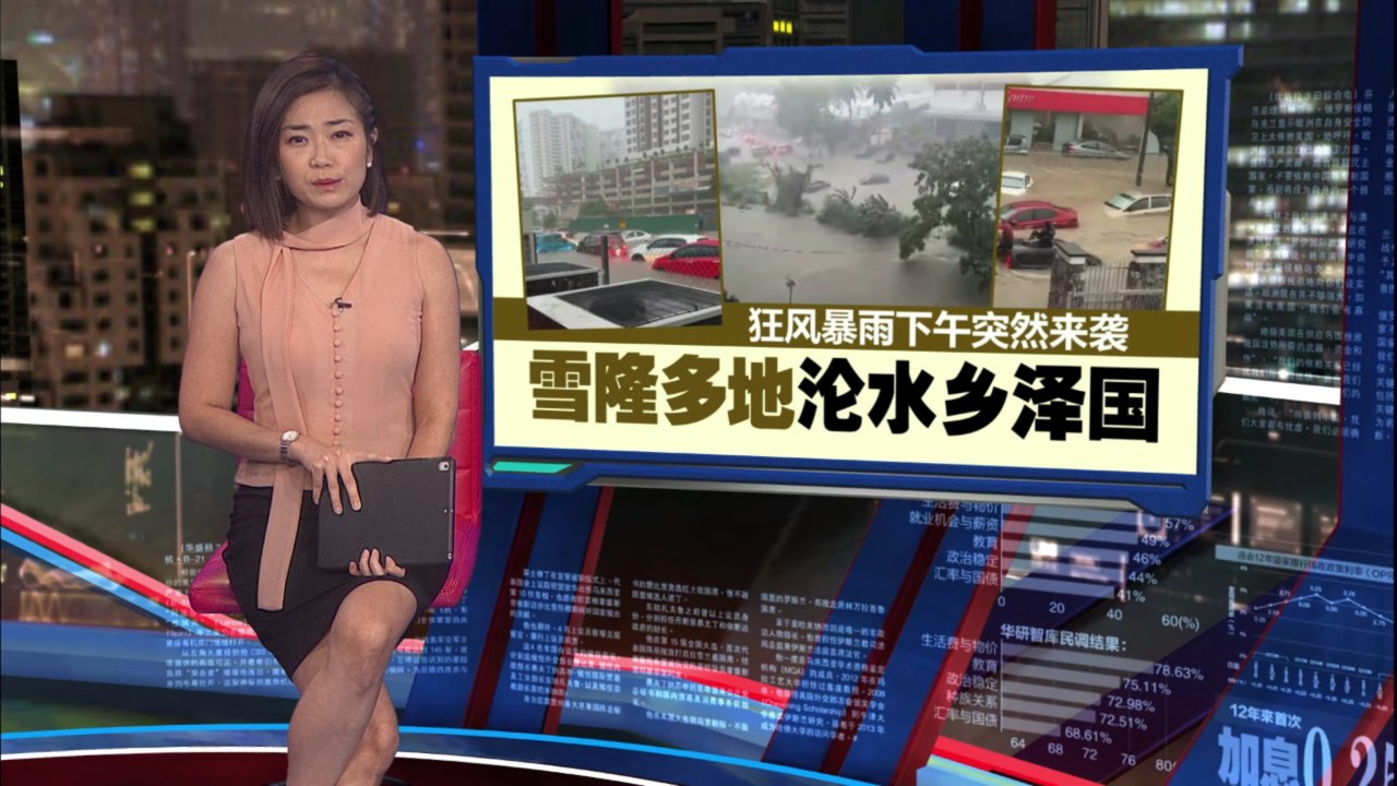 狂风暴雨下午侵袭   雪隆多地沦水乡泽国