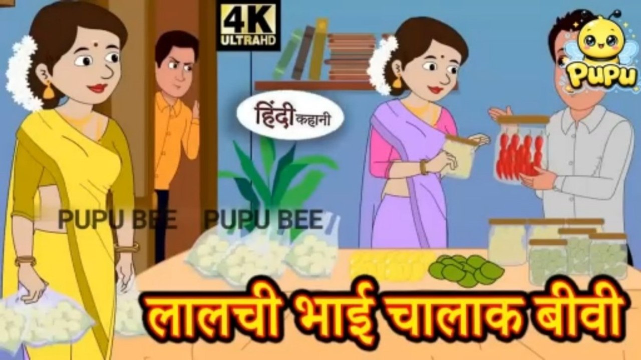 लालची भाई चालाक बीवी - Hindi Story _ Moral Stories _ Kahaniya _ Hindi Stories _ New Story _ Stories