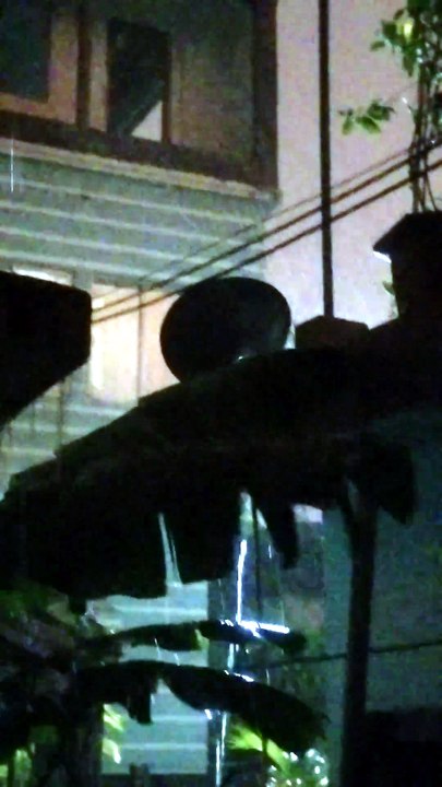Heavy Downpour & Lightning at Night | Monsoon Storm in Agartala, Tripura, India