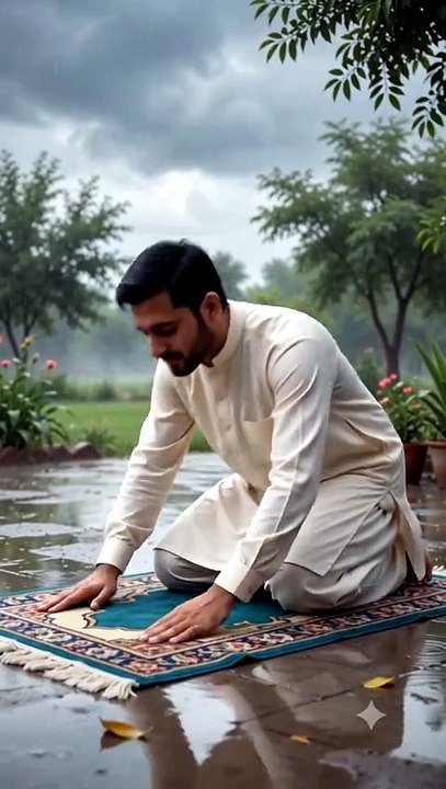 O Allah! Thank you, you have cooled the weather by sending rain during this extremely hot season.
