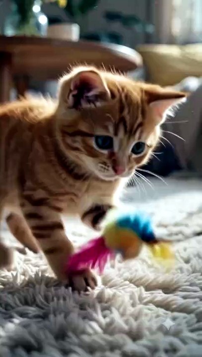 可爱小猫戏耍 Cute kittens playing