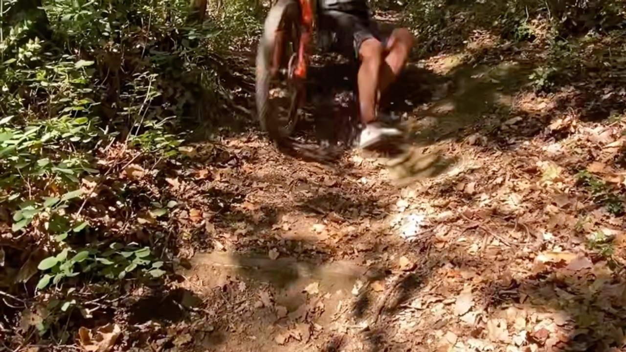 😱 Je tombe de mon VTT Enduro 😱 #velo #vtt #enduromtb #mtb