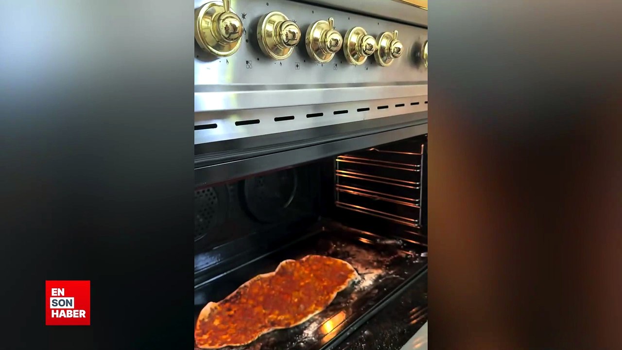 Ustaya hazırlanan gurme lahmacun menüsü sosyal medyanın gündeminde