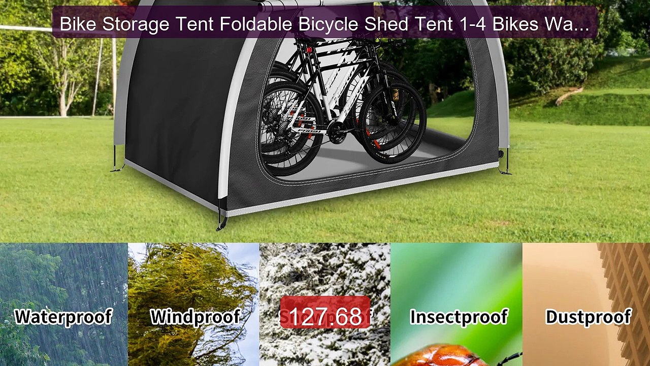 Bike Storage Tent Foldable Bicycle Shed Tent 1...