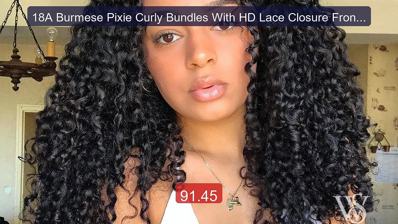 18A Burmese Pixie Curly Bundles With HD Lace Closure Frontal  Virg... -- Best Deal 2026 | Shop Now!