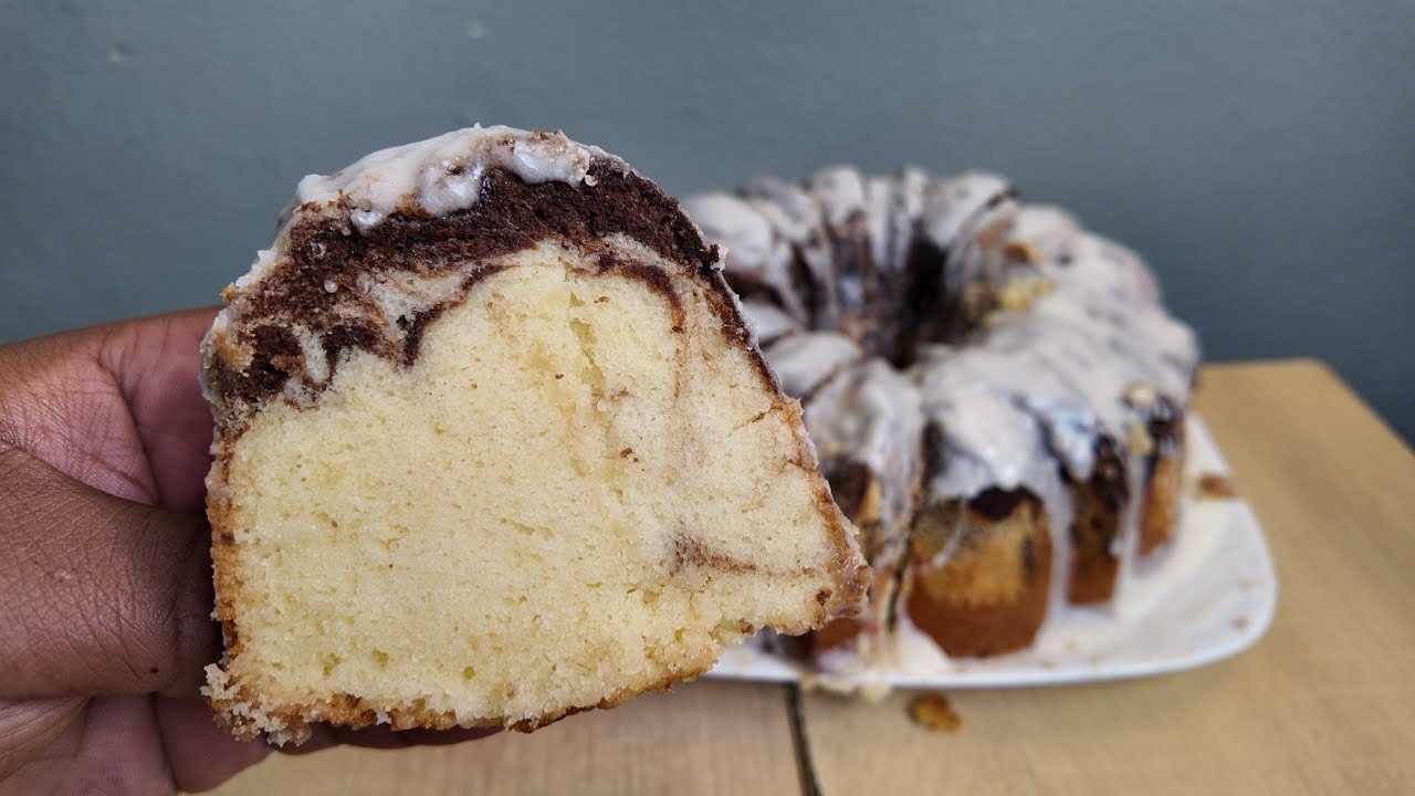 The BEST Brownie Poundcake Recipe: Fudgy Brownie + Moist Poundcake (2-in-1 Dessert Recipe) #cake