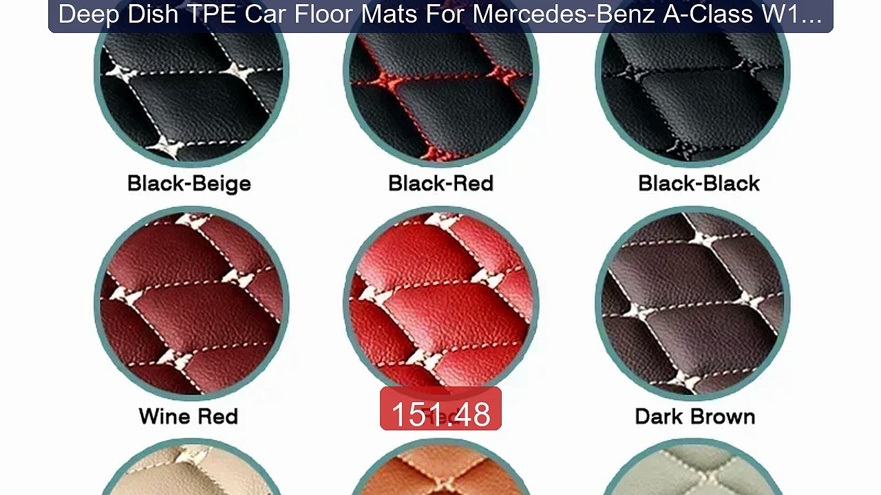 Deep Dish TPE Car Floor Mats For Mercedes-Benz A-Class W176 2... -- Amazing Value 2026 | Must Have!