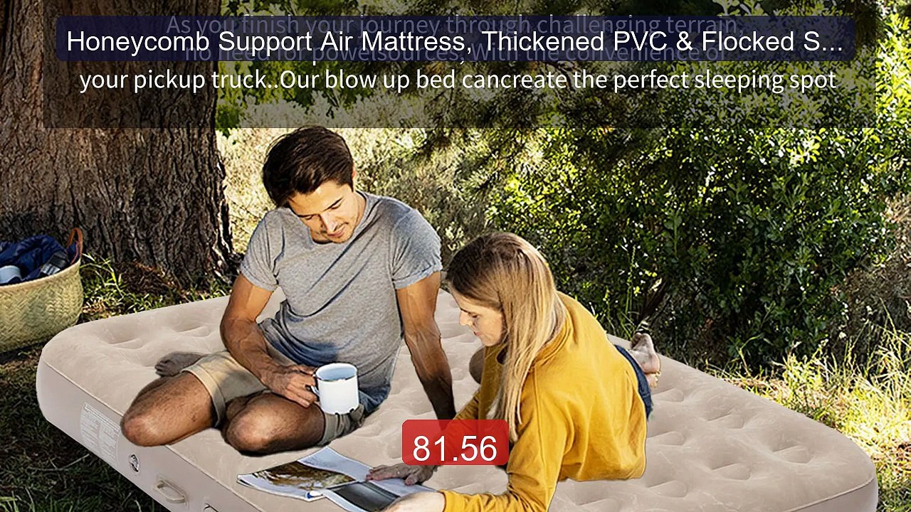 Honeycomb Support Air Mattress, Thickened PVC & Flocked Surface, Pu... -- Top Rated 2026 | Buy Now!