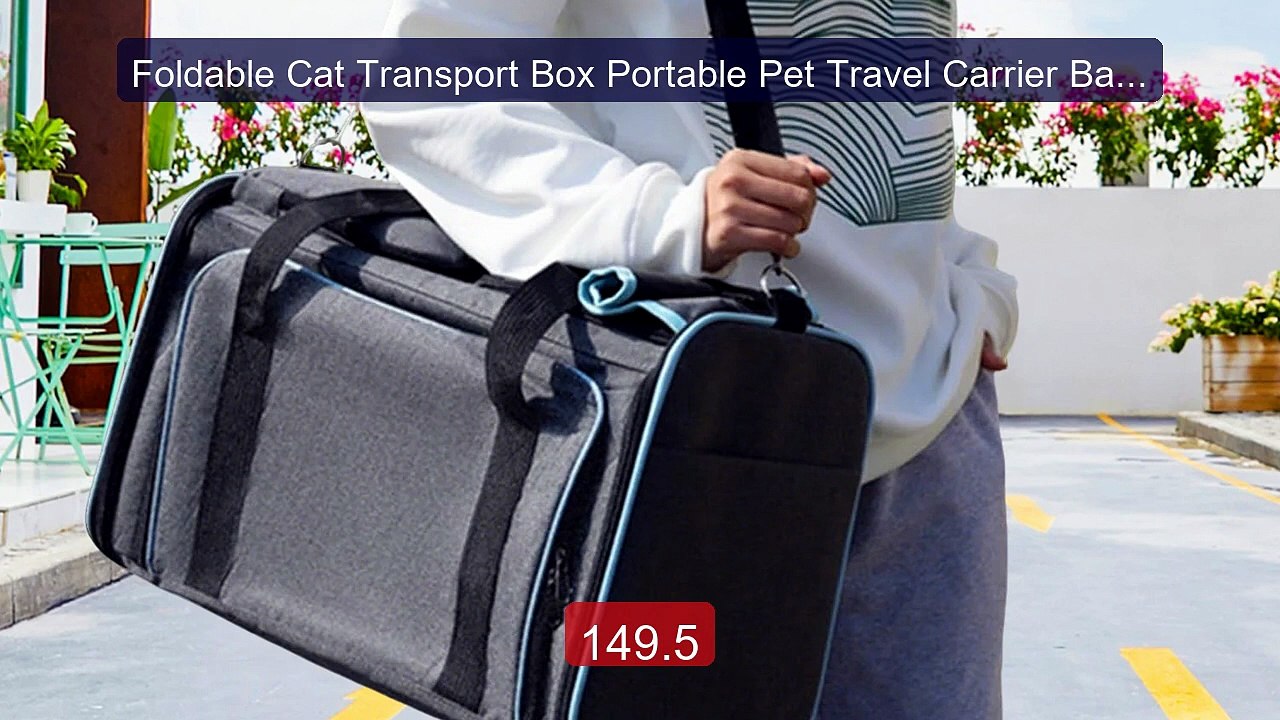 Foldable Cat Transport Box Portable Pet Travel Carrier Bag for Sma... -- Best Deal 2026 | Shop Now!