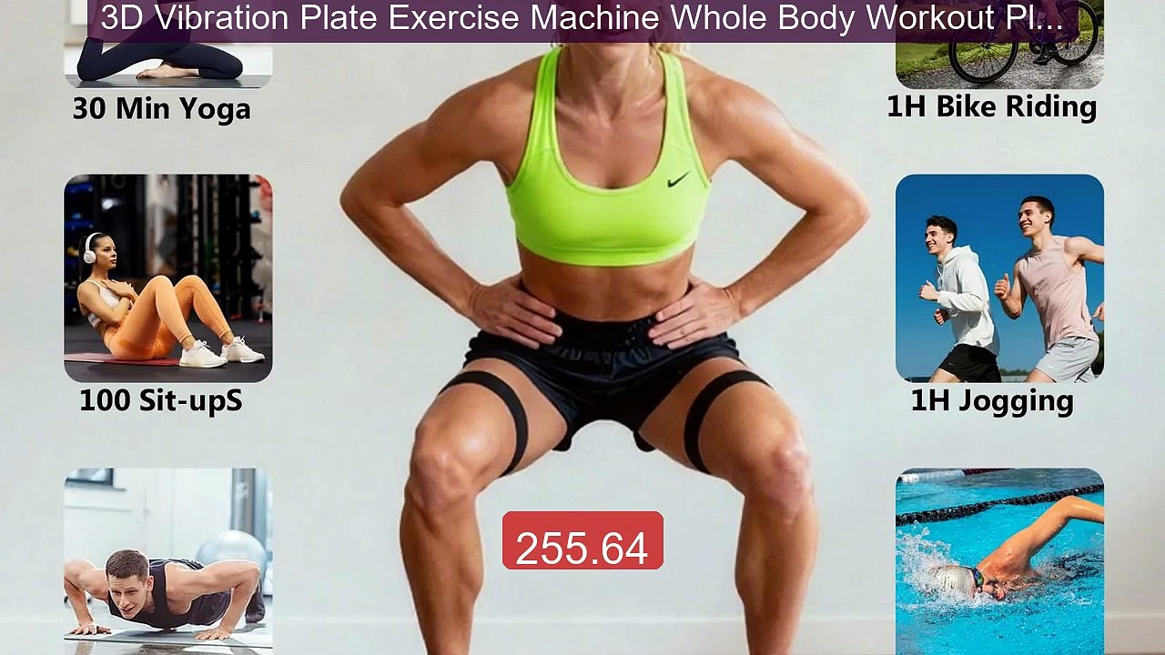 3D Vibration Plate Exercise Machine Whole Body Workout Platfor... -- Best Buy 2026 | Great Quality!