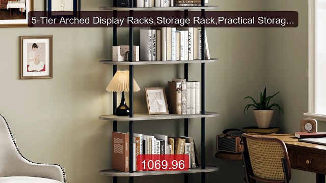5-Tier Arched Display Racks,Storage Rack,Practical Storage Shelf,Bo... Top Rated 2026 | Buy Now!