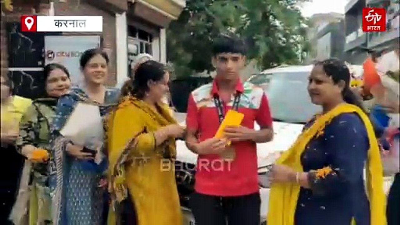 एशियन चैंपियन बनकर करनाल लौटे गंगा चौहान का ग्रैंड वेलकम, कजाकिस्तान के मुक्केबाज को हराकर जीता गोल्ड