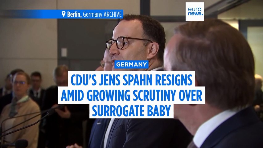 CDU's Jens Spahn resigns amid growing scrutiny over surrogate baby