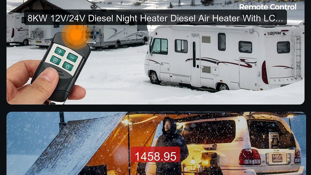 8KW 12V/24V Diesel Night Heater Diesel Air Heater With LCD&Remote ... -- Best Deal 2026 | Shop Now!