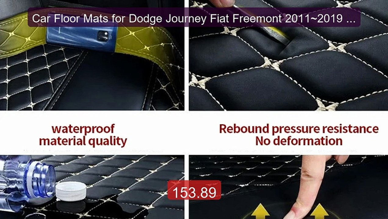Car Floor Mats for Dodge Journey Fiat Freemont 2011~2019 7Seat... -- Best Buy 2026 | Great Quality!