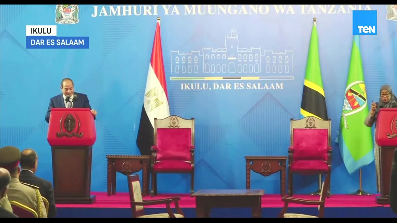 الرئيس السيسي: ملتزمون بدعم تنزانيا في مجالات عديدة