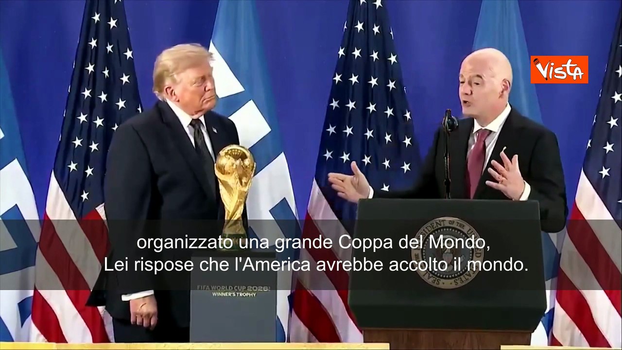 Infantino (Fifa): Grande successo dei Mondiali Usa grazie all'amministrazione Trump