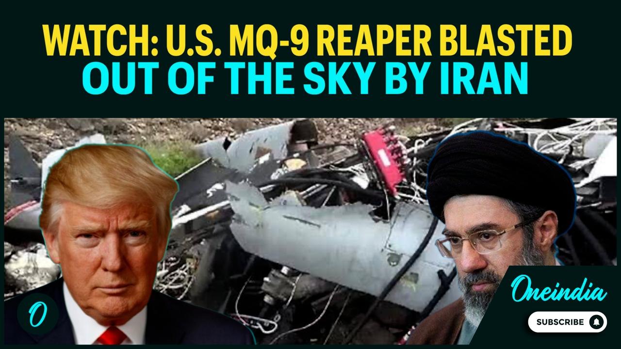 Iran SHOOTS DOWN U.S MQ-9 Drone Near Bushehr Nuclear Plant - $30 MILLIONS Spy Drone DESTROYED