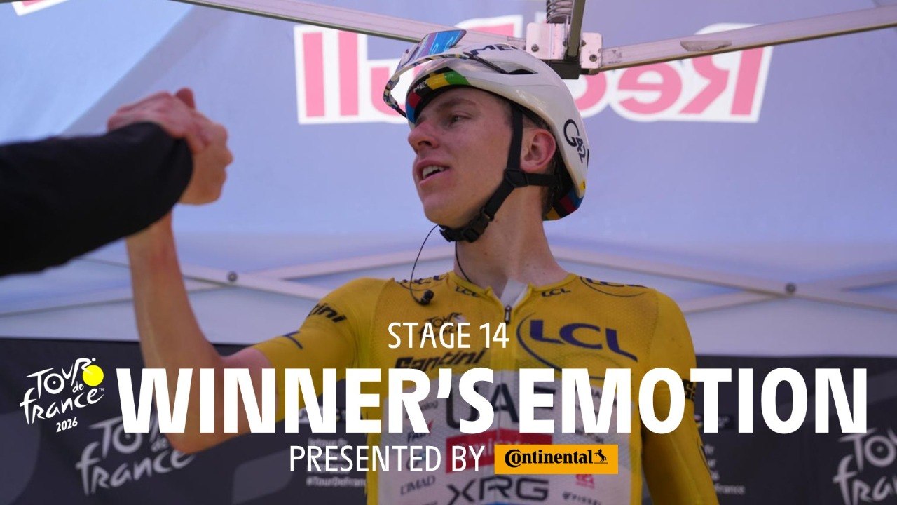 Tour de France 2026 - Stage 14 Winner's emotion