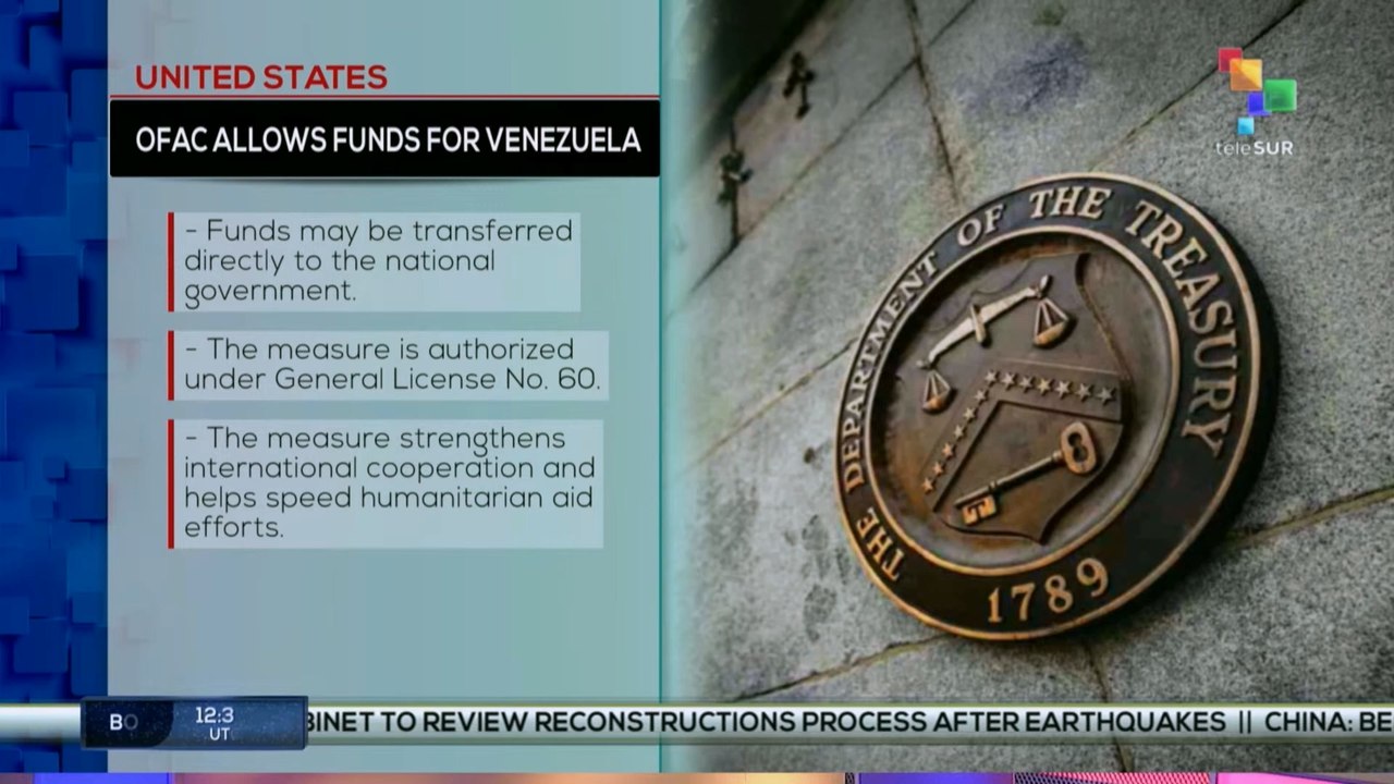 United States, OFAC allows funds for Venezuela