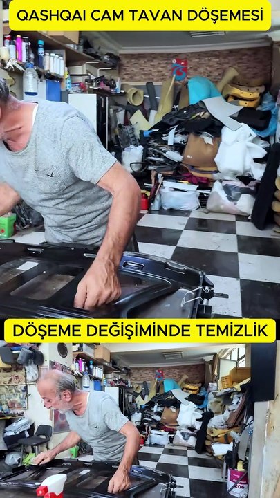 14 Sunroof Cam Tavan Parçaları Titizlikle Temizlenmeye Başladı Bülent Usta Tel 🢃