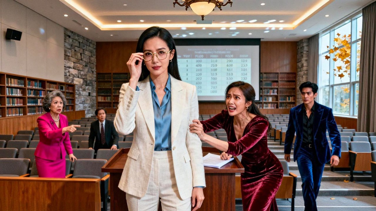 The cold professor is underestimated. She unleashes power and crushes all hostile troublemakers