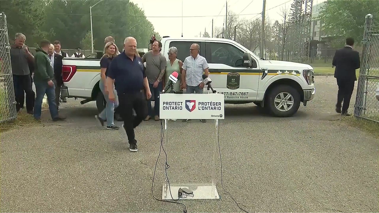 Ontario premier says Trump's criticism of Canada's efforts to stop wildfires is 'absolutely unacceptable'