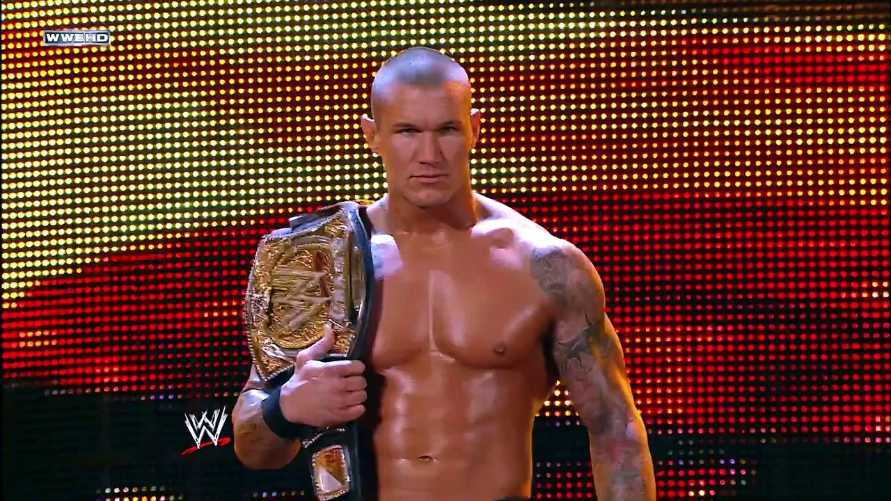FULL MATCH Randy Orton vs. Batista   WWE Title Match WWE Judgment Day 2009