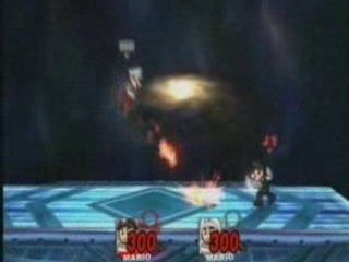 black mario (moi) vs white mario (cpu level 9)