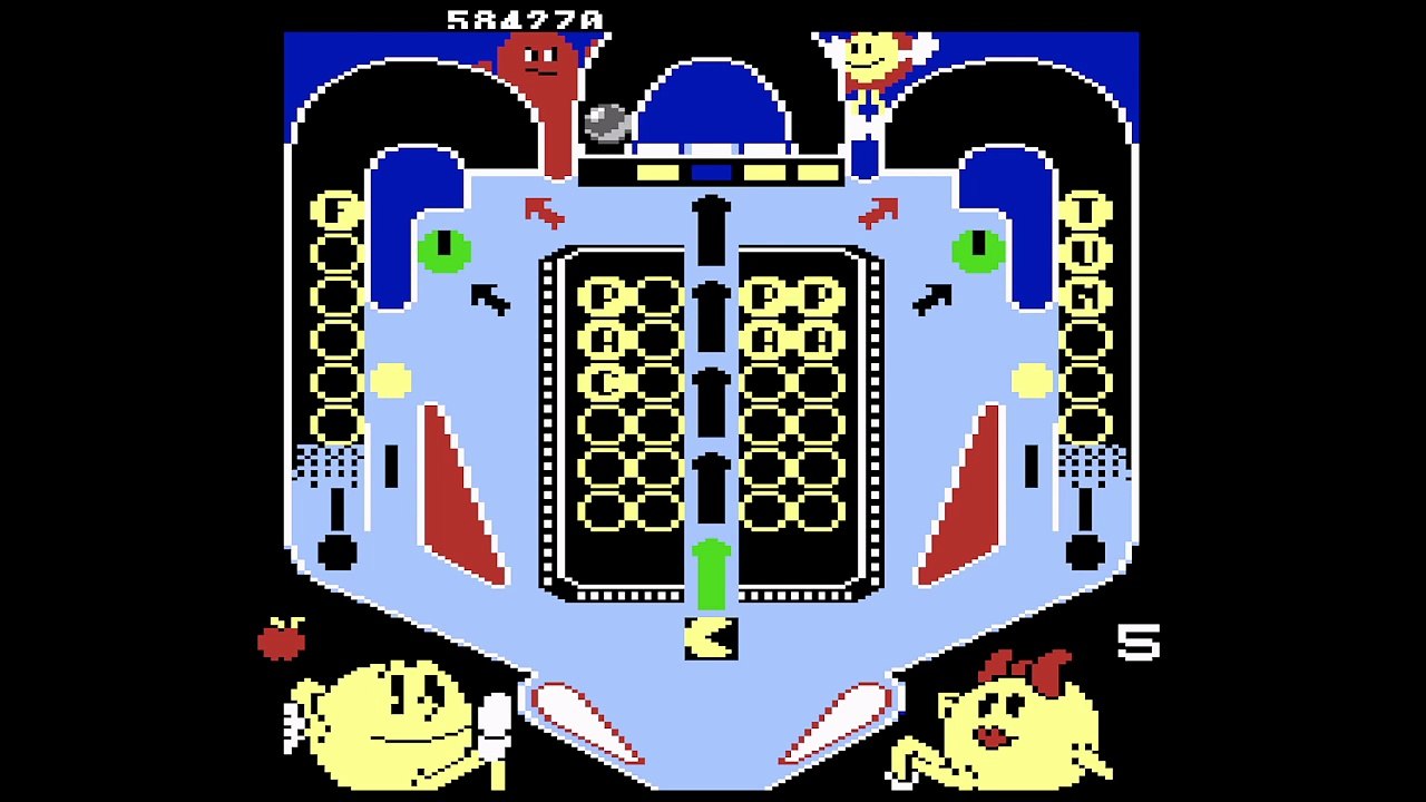 K2R2 Gameplay: Baby Pac-Man (Atari 7800)