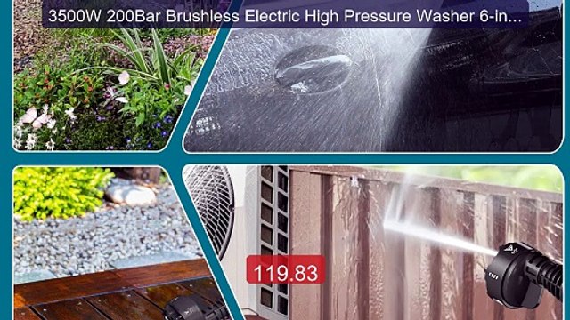3500W 200Bar Brushless Electric High Pressure Washer 6-in-1 Ca... Hot Deal 2026 | Limited Offer!