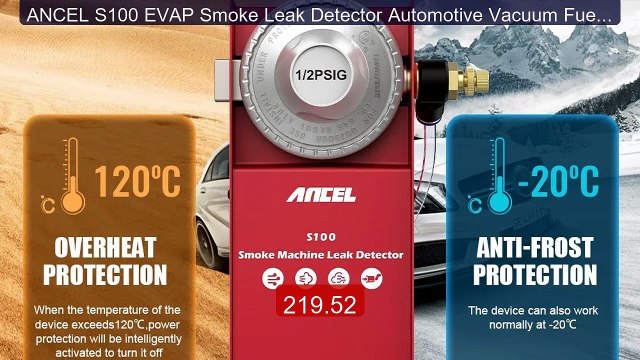 ANCEL S100 EVAP Smoke Leak Detector Automotive Vacuum Fuel ... Top Pick 2026 | Unbeatable Price!