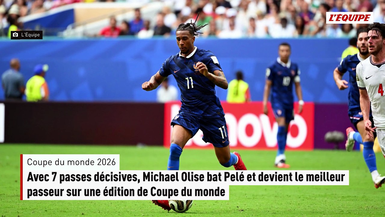 Avec 7 passes décisives, Michael Olise bat Pelé...