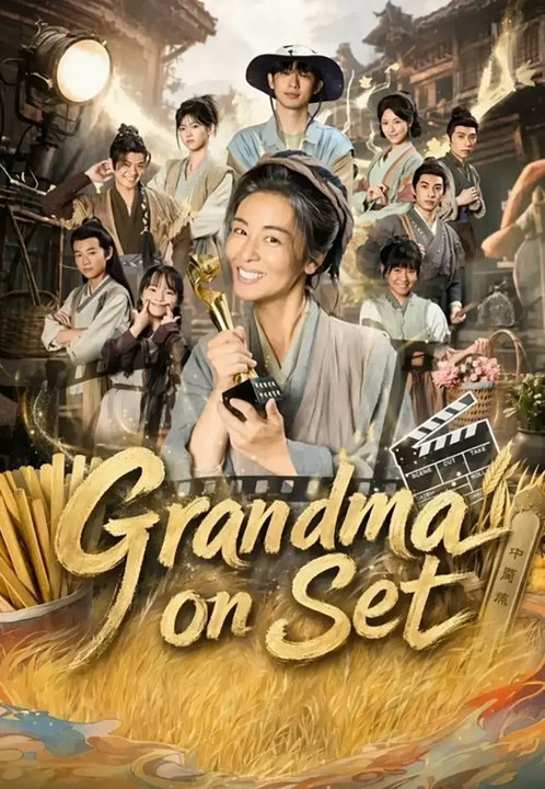 Grandma on Sets Chinese CliffRush Drama