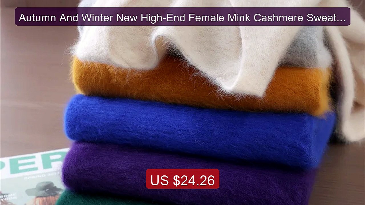 Autumn And Winter New High-End Female Mink Cashmere Sweater So... -- Best Buy 2026 | Great Quality!