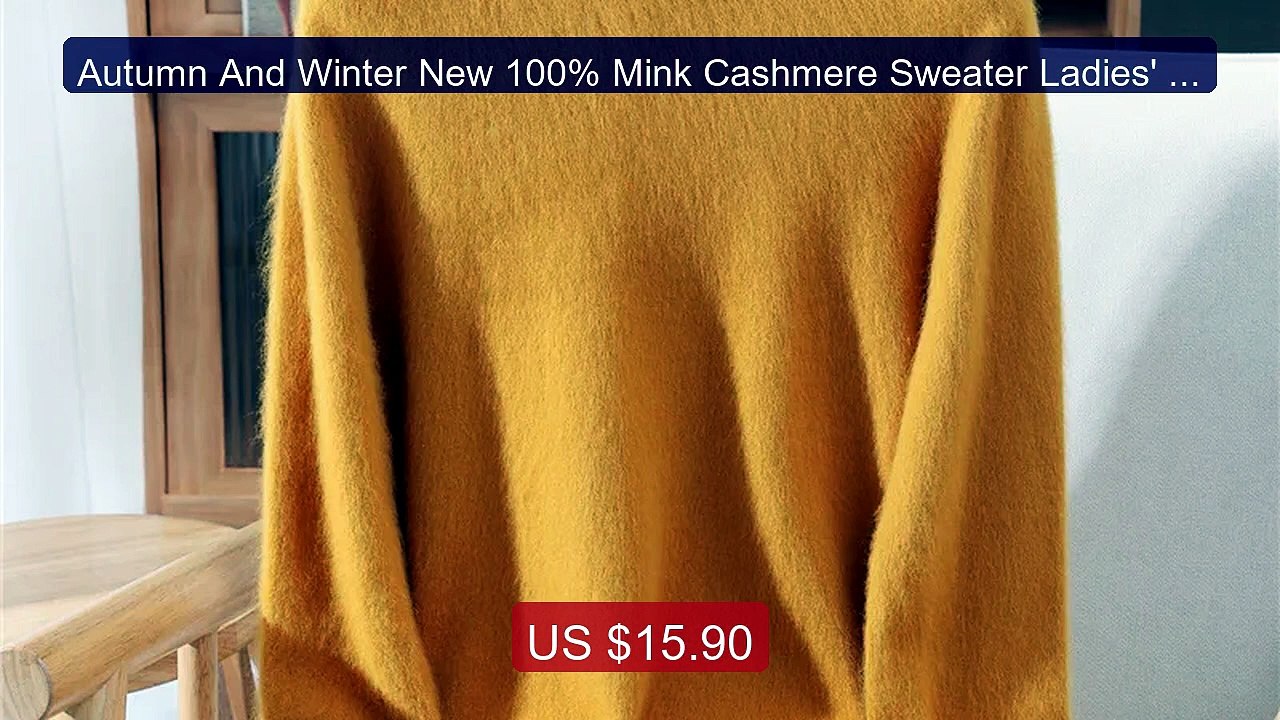 Autumn And Winter New 100% Mink Cashmere Sweater Ladies' High... -- Amazing Value 2026 | Must Have!