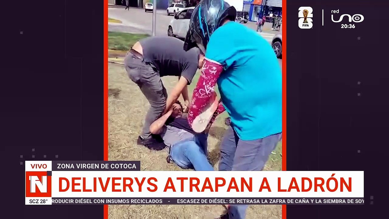 DELIVERYS ATRAPAN A LADRÓN