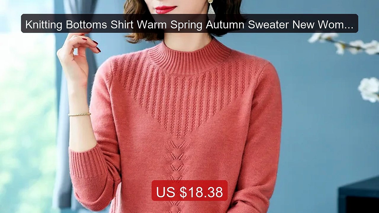 Knitting Bottoms Shirt Warm Spring Autumn Sweater New Women Ha... -- Hot Deal 2026 | Limited Offer!
