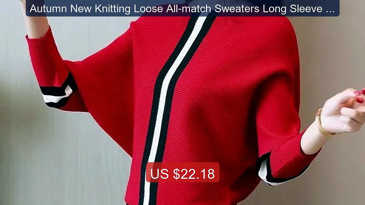 Autumn New Knitting Loose All-match Sweaters Long Sleeve O-neck Co... -- Best Deal 2026 | Shop Now!