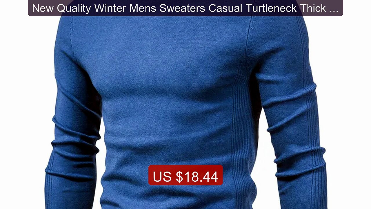 New Quality Winter Mens Sweaters Casual Turtleneck Thick Pull... -- Amazing Value 2026 | Must Have!